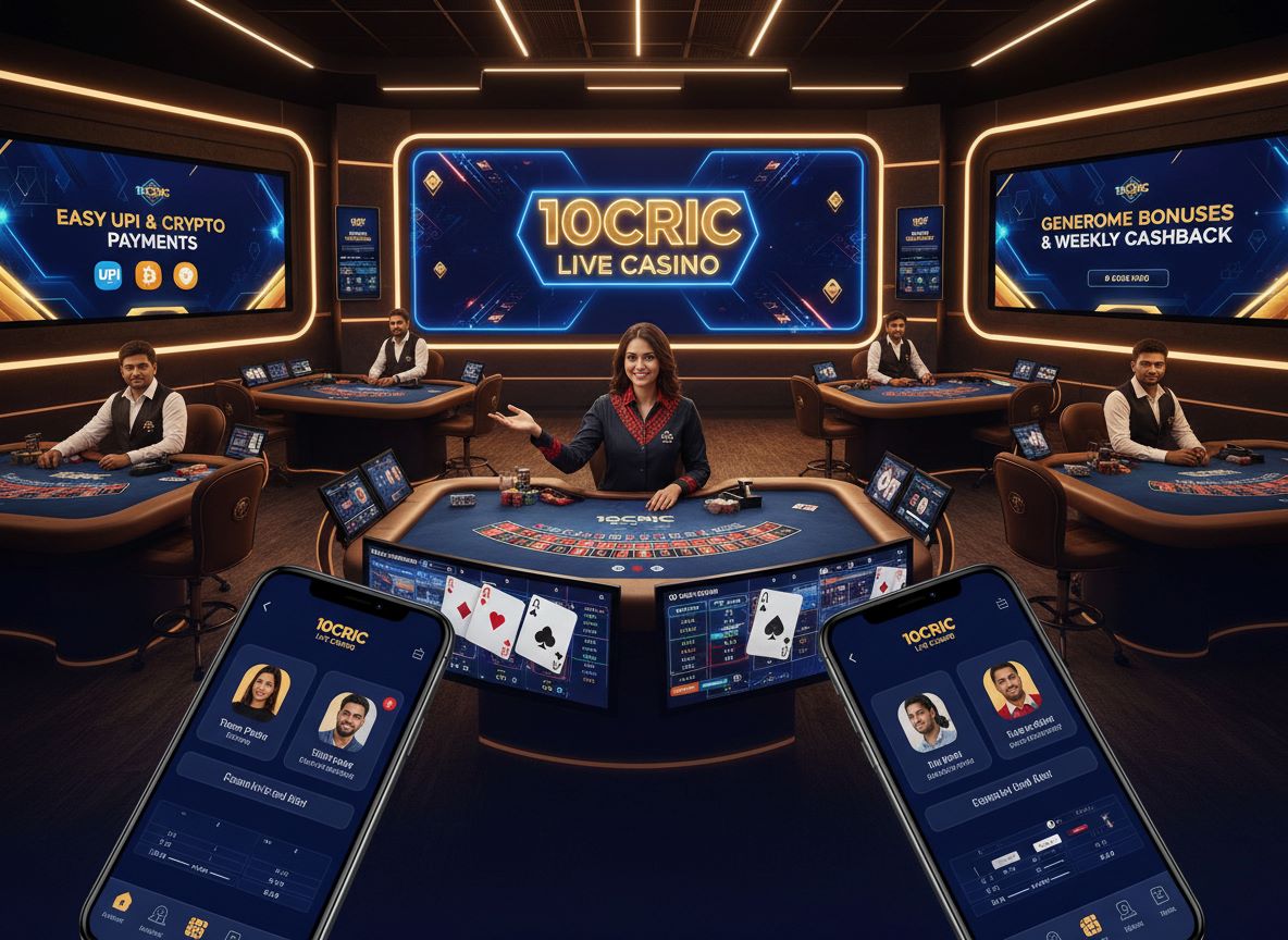 10cric live casino games for Indian players
