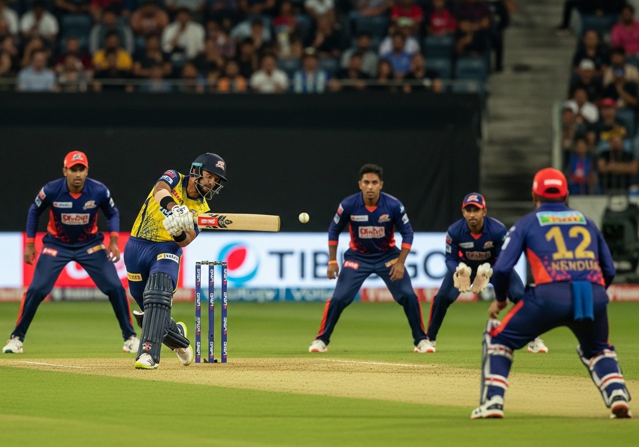 Betting on total runs in T20 match from India